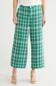 L'AGENCE Lula Tweed Straight Leg Pants