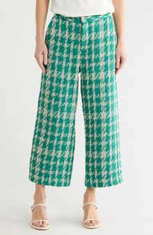 L'AGENCE Lula Tweed Straight Leg Pants