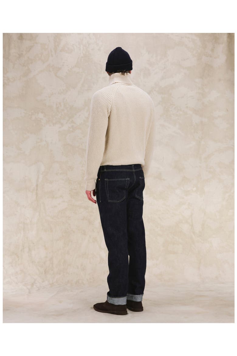 356 Jaky Japan Selvedge 5-Pocket Regular Fit Indigo Rinse Denim, Alternate, color, BLUE