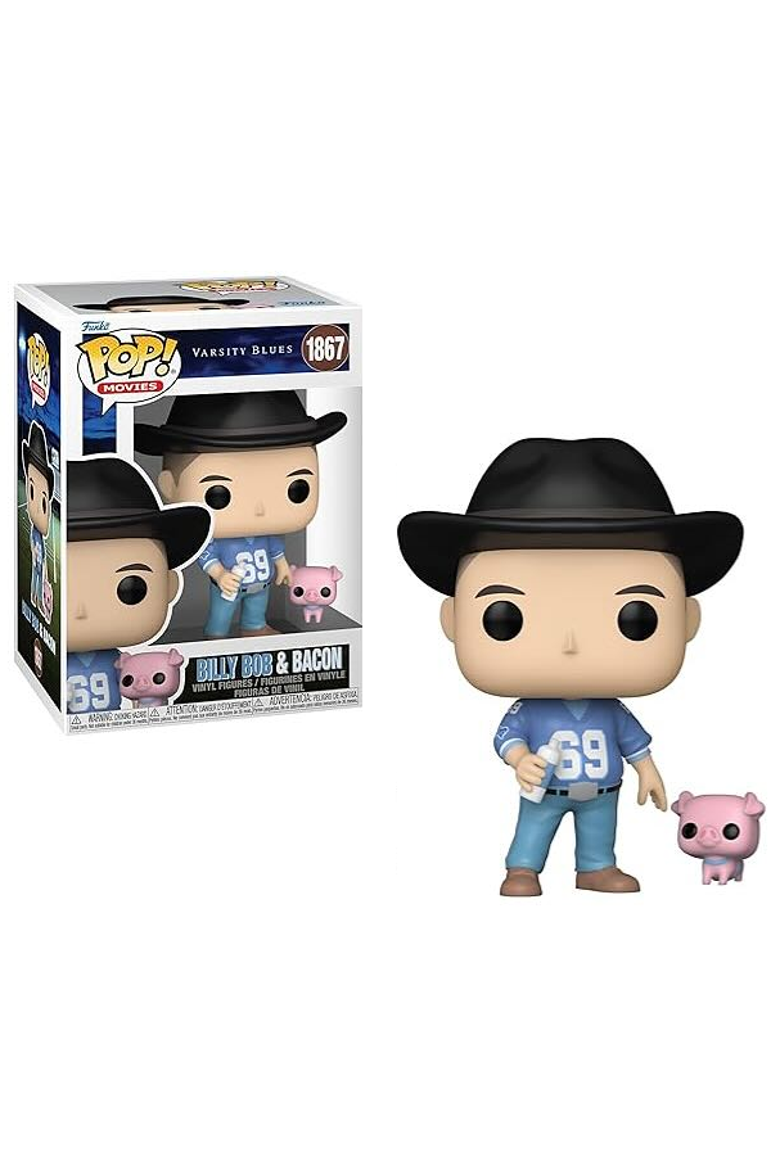Billy w/Bacon (Varsity Blues) Funko Pop! Movies, Main, color, Blue