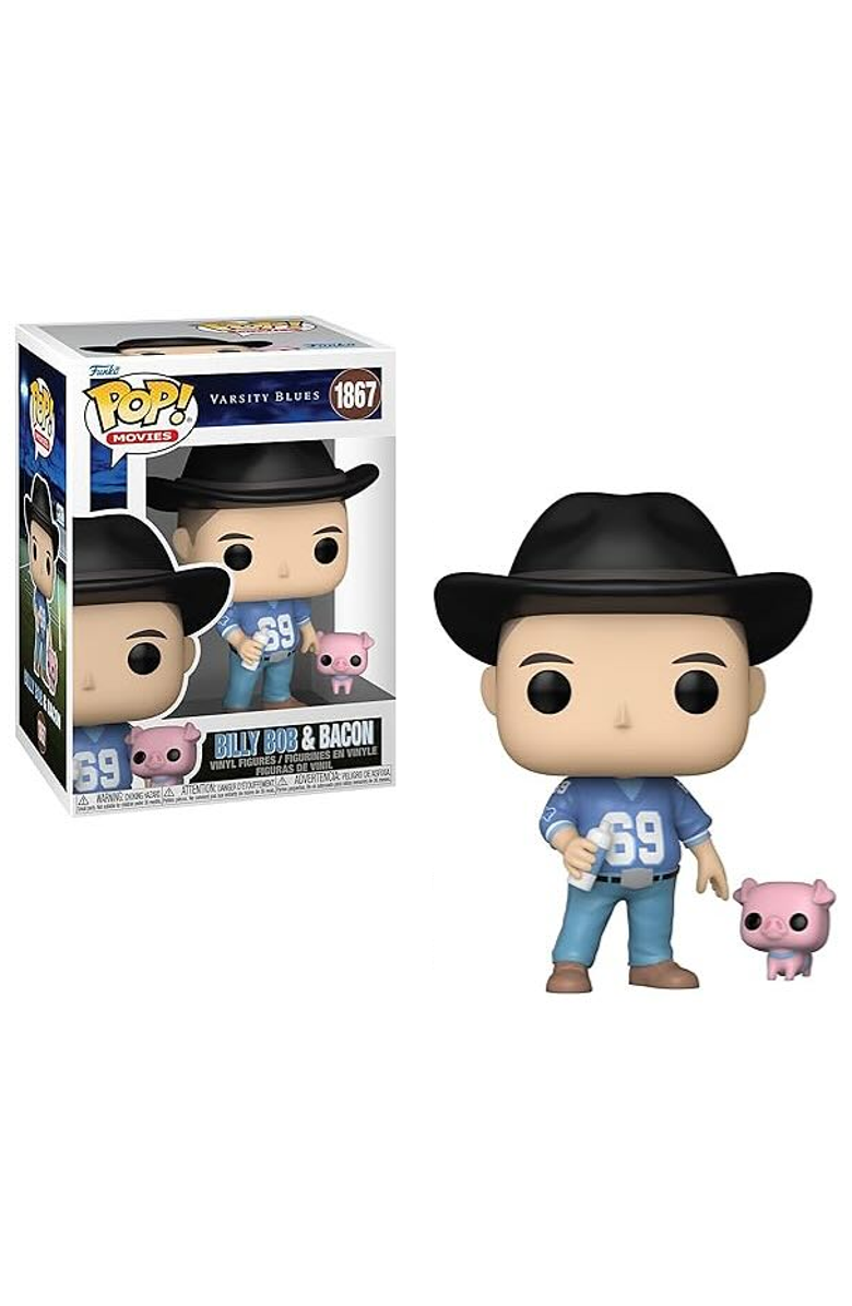 Funko Billy w/Bacon (Varsity Blues) Funko Pop! Movies, Main, color, Blue