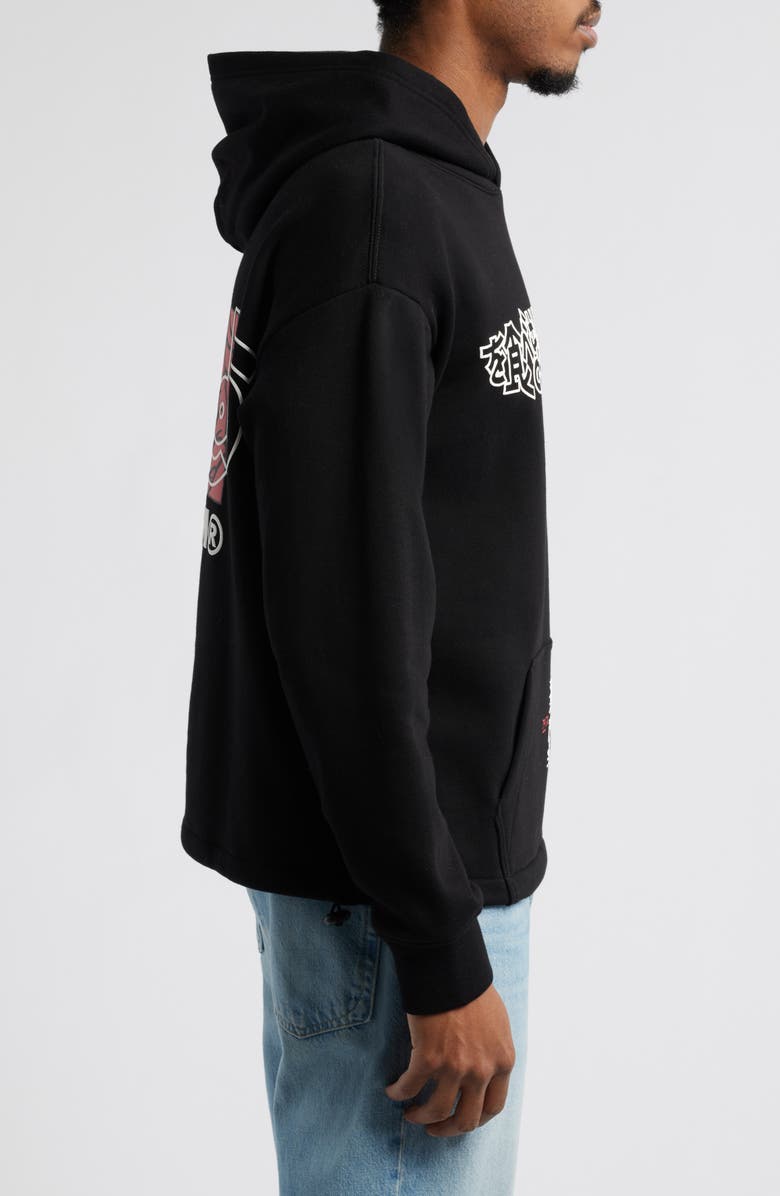 ICECREAM These Eyes Crop Pullover Hoodie, Alternate, color,