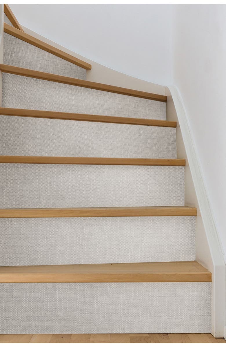 Grey Poplin Texture Peel & Stick Wallpaper