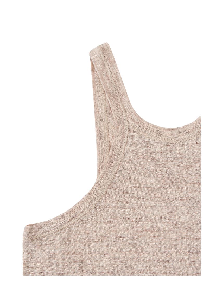 Cassidy Linen Tank Top, Alternate, color, Melange Grey