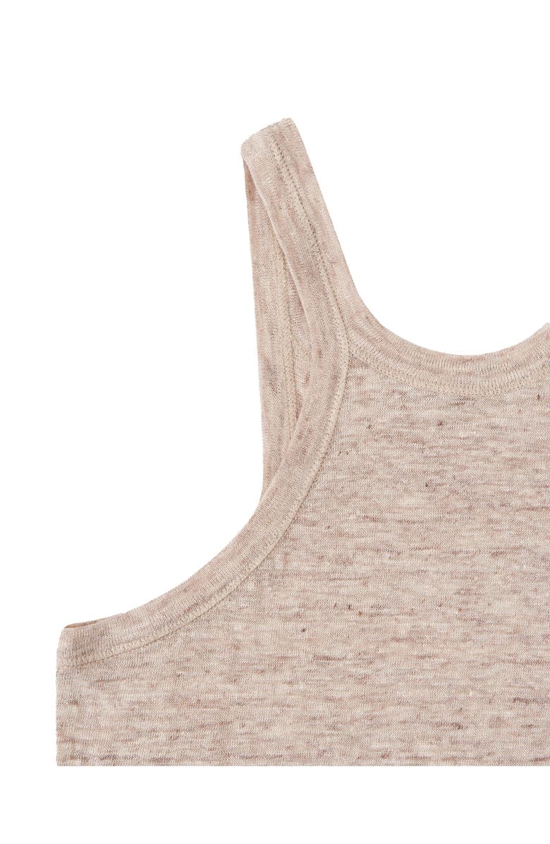 Fortela Cassidy Linen Tank Top, Alternate, color, Melange Grey