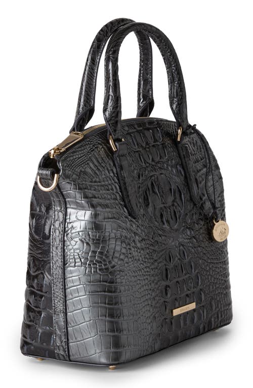 Brahmin Duxbury Croc Embossed Leather Satchel