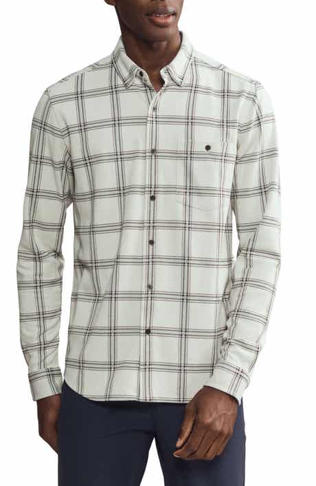 Rhone Hardy Check Flannel Button-Up Shirt
