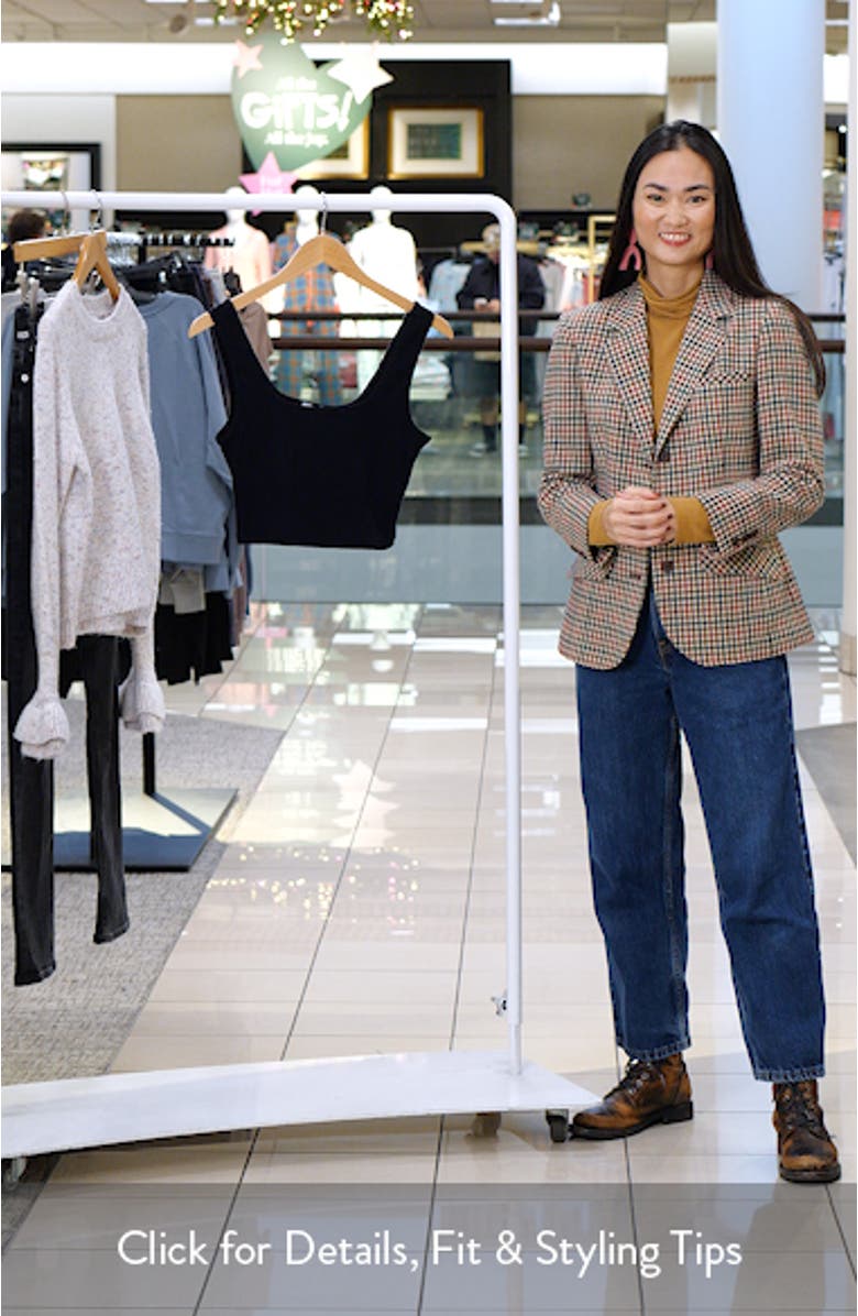 Evening Retreat Rib Crop Tank, sales video thumbnail