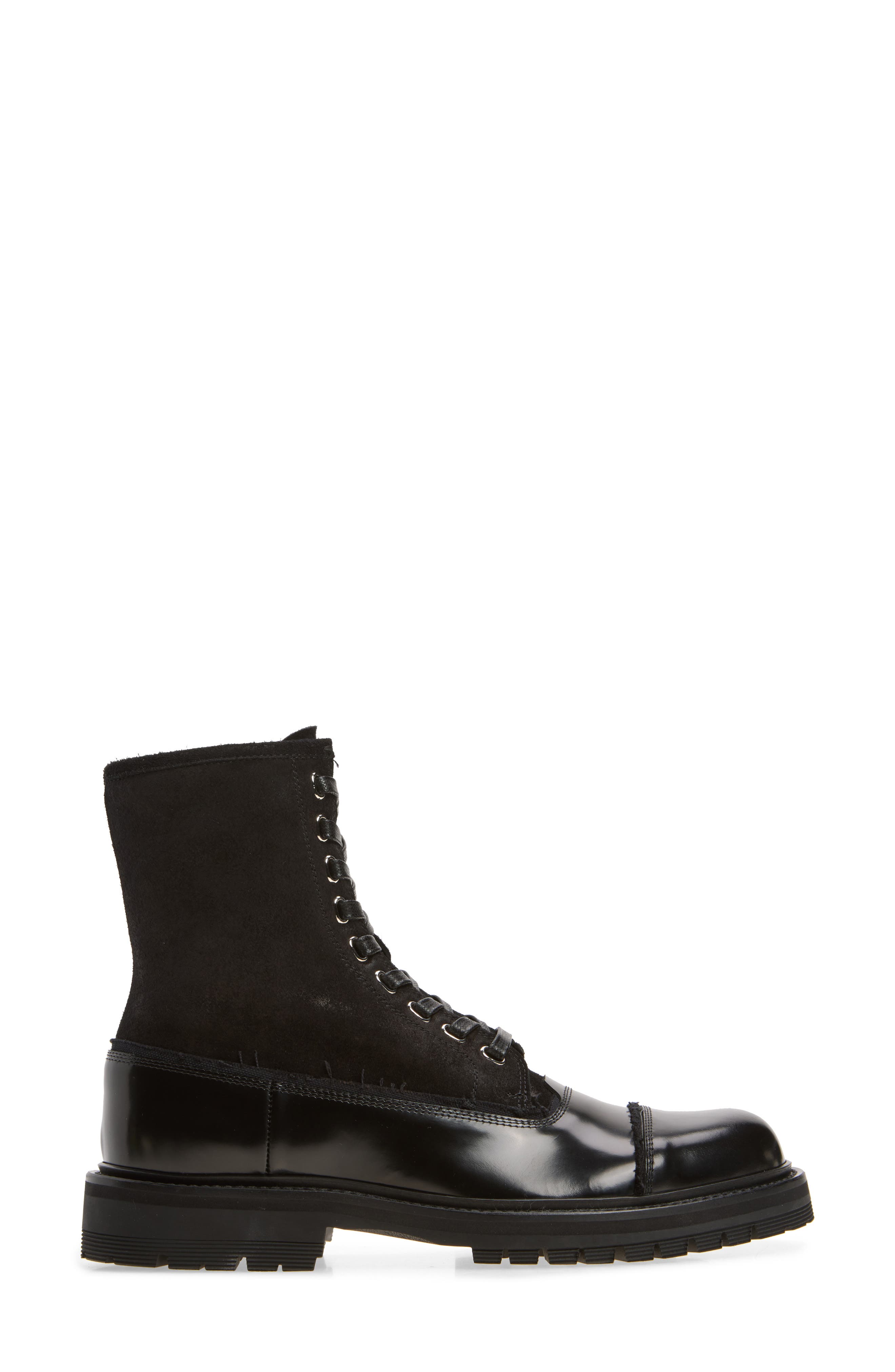 Leather Boot, Alternate, color, NERO/ NERO