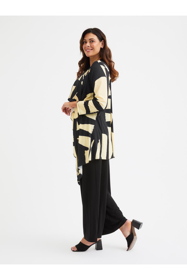 Waterfall Jacket, Alternate, color, Black Cream
