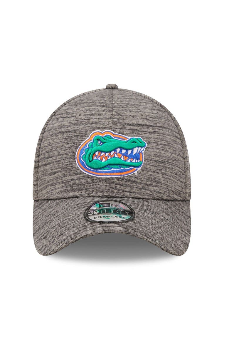 Men's New Era Heather Gray Florida Gators Essential 39THIRTY Flex Hat, Alternate, color, Heather Gray