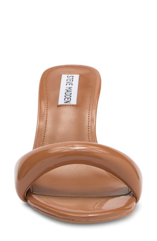 Steve Madden Pennyy Sandal In Tan Patent
