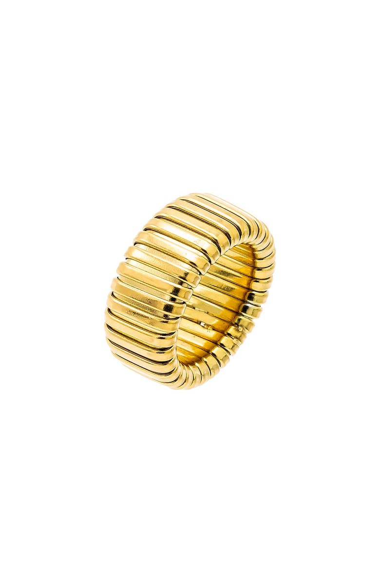 BY ADINA EDEN Solid Snake Stretch Band Ring, Main, color,