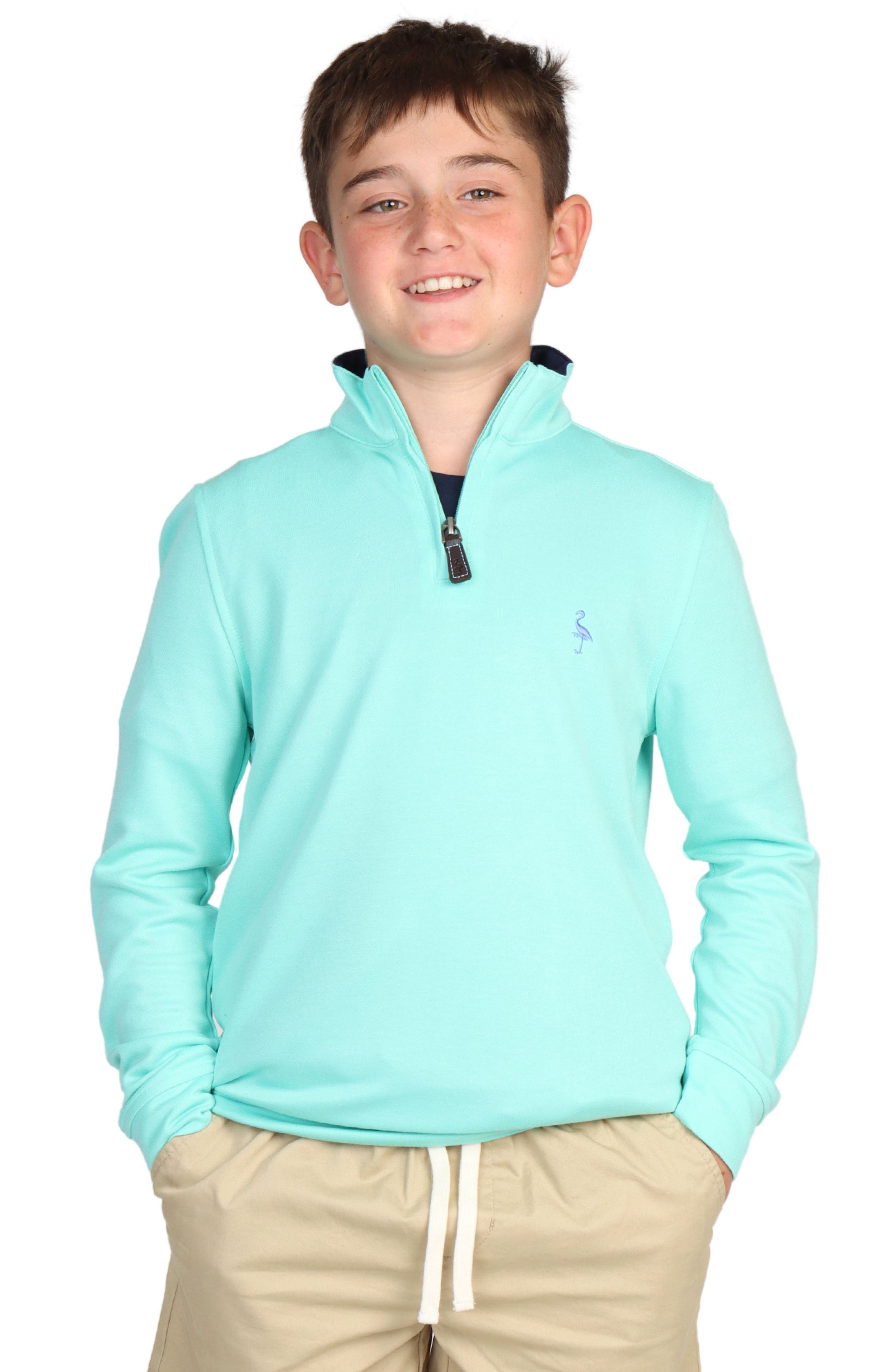 TailorByrd Kids' Modal Blend Quarter Zip Pullover