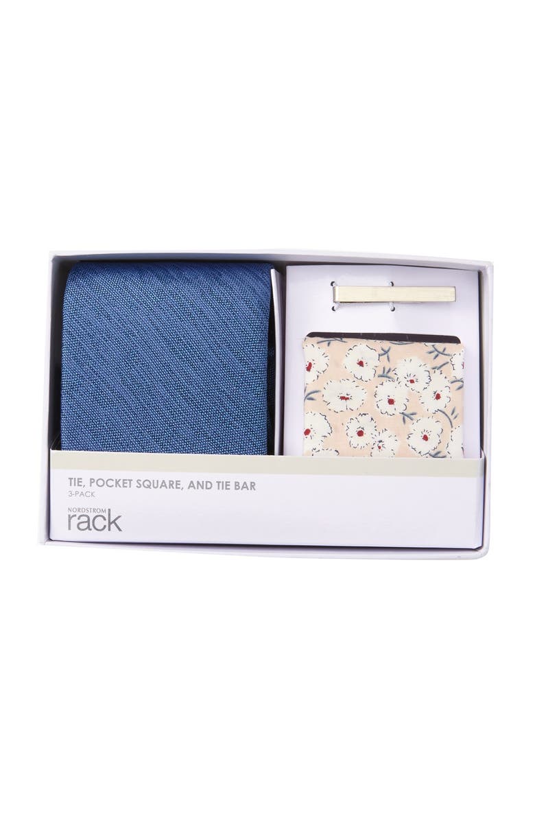 NORDSTROM RACK Harrison Solid 3-Piece Tie Box, Alternate, color, 