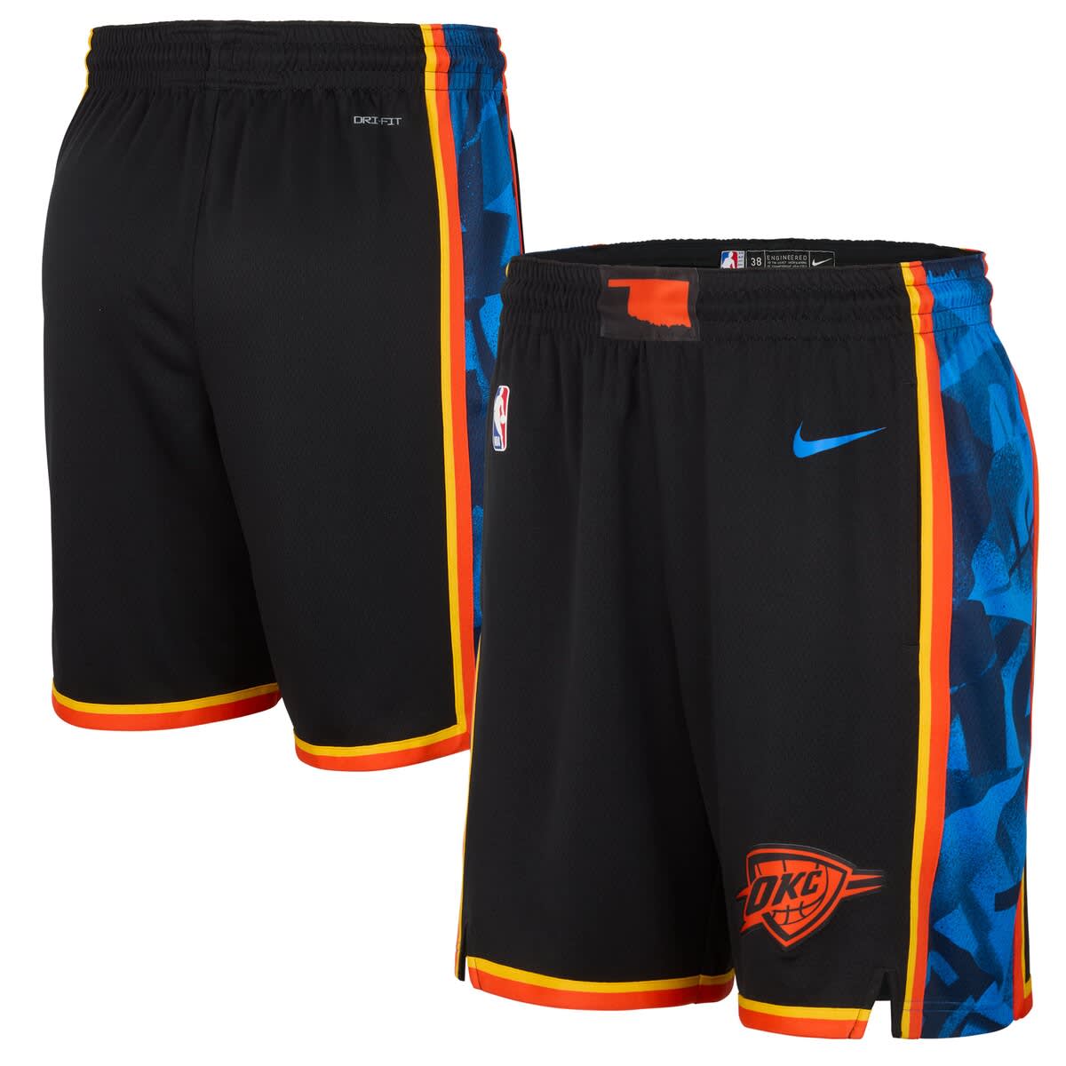 okc thunder city edition shorts