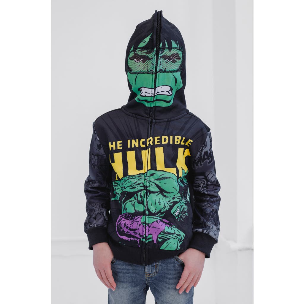 Marvel Cosplay Zip-Up Hoodie in The Hulk Black Black  product