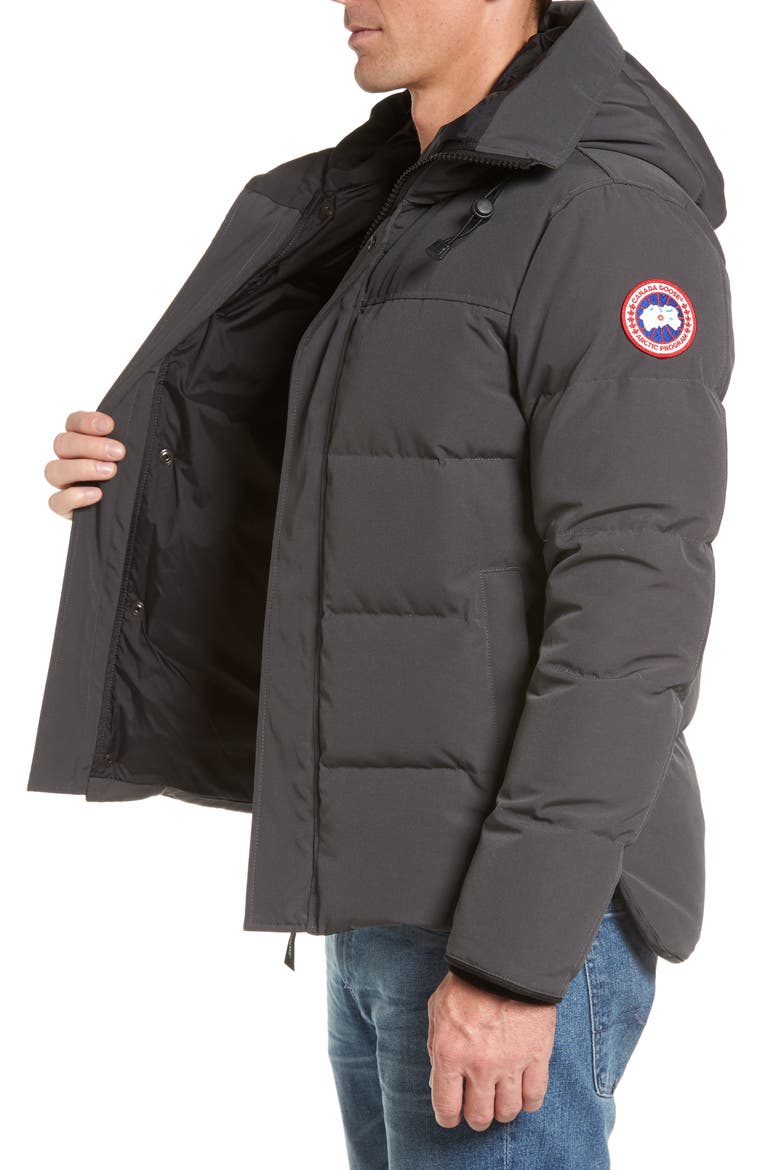 'MacMillan' Slim Fit Hooded Parka, Alternate, color, GRAPHITE