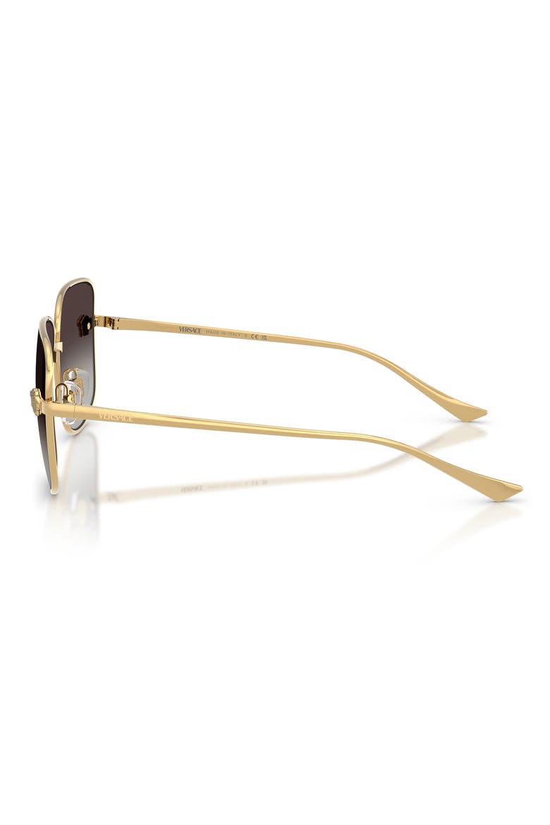 59mm Square Sunglasses, Alternate, color, GOLD / GREY GRADIENT