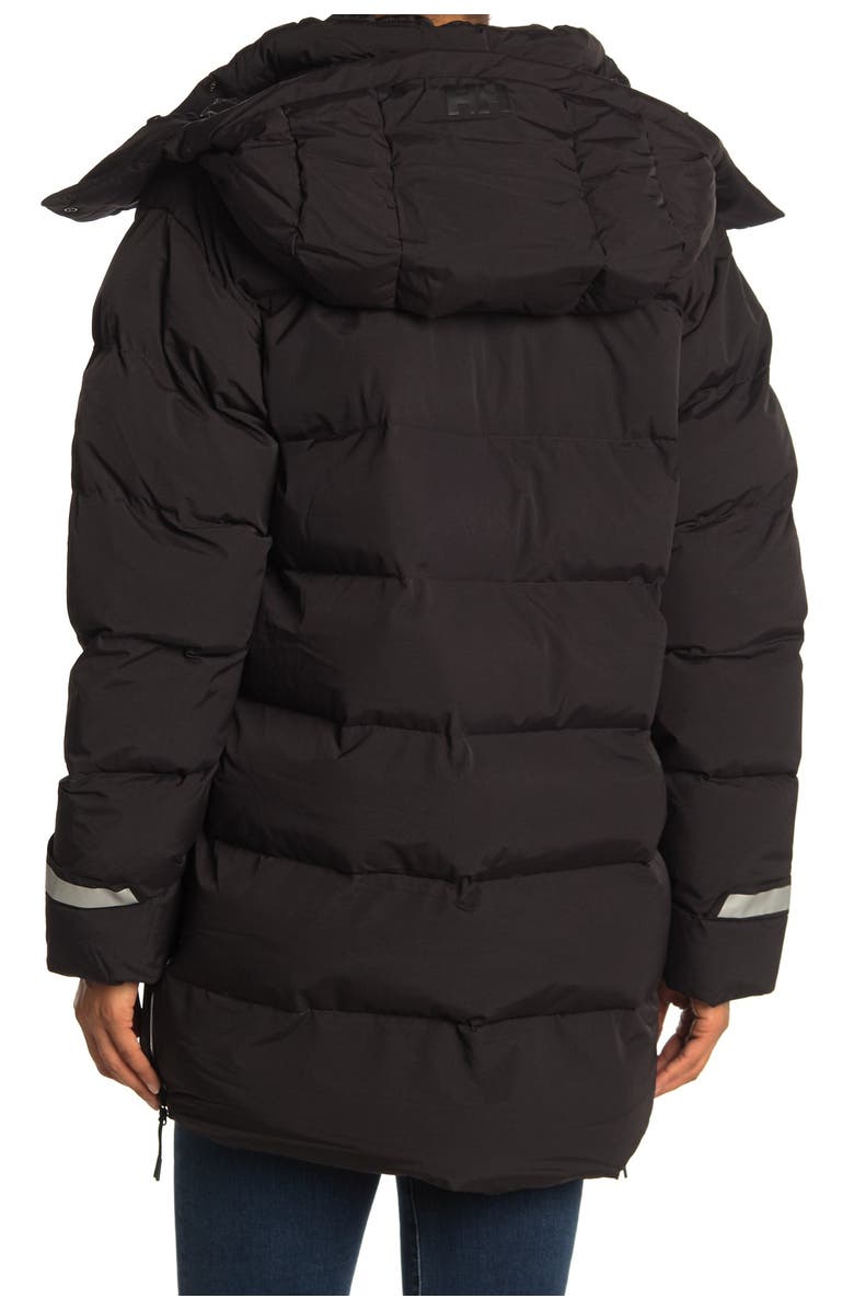 Helly Hansen Aspire Quilted Puffy Parka, Alternate, color, Black