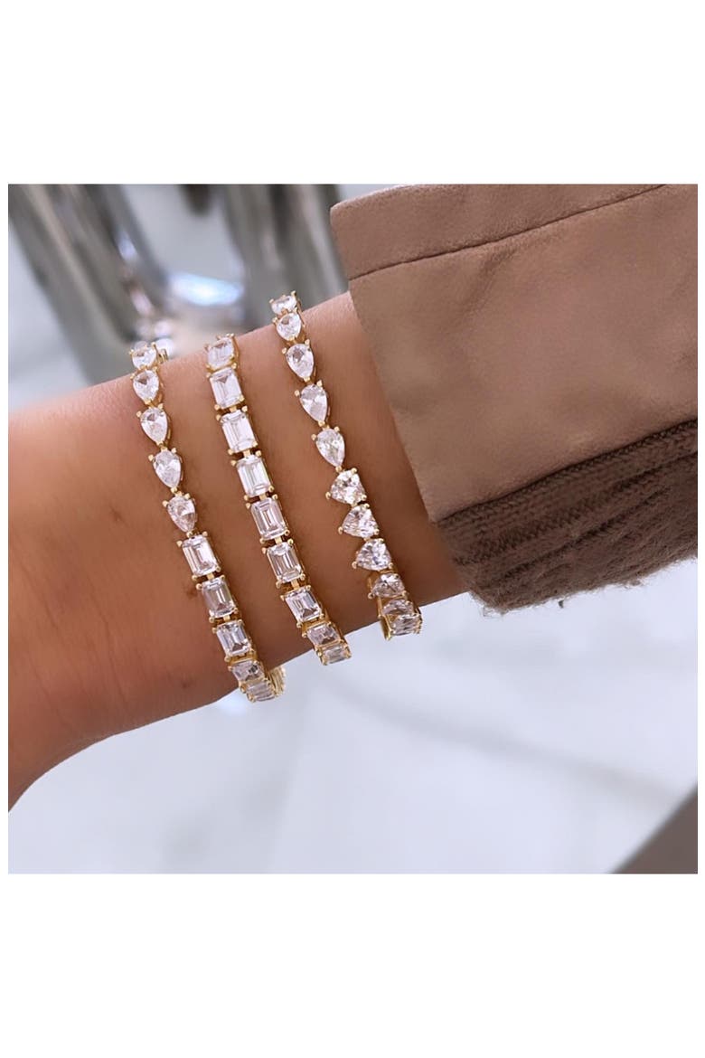 Tennis Bracelet, Alternate, color, GOLD