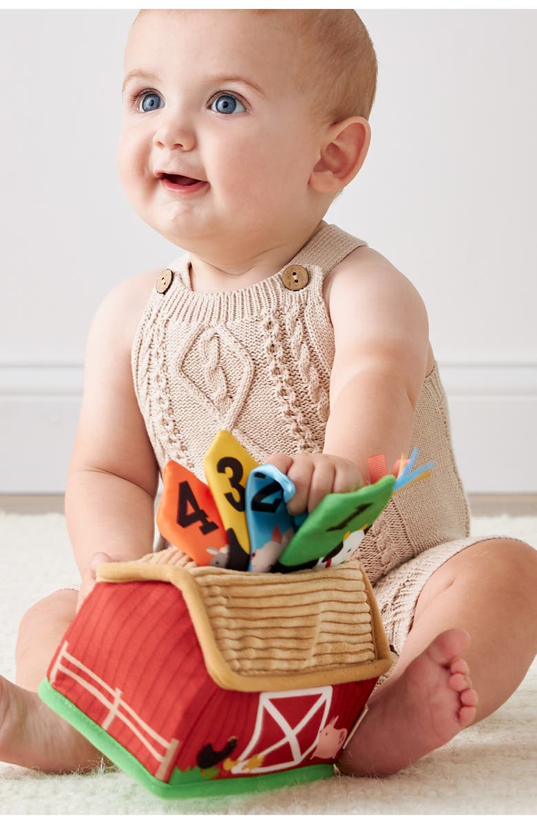 Itzy Ritzy Sensory Scarf Barn Soft Toy, Alternate, color, 