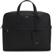 HUGO Zair Bonded Leather Document Case