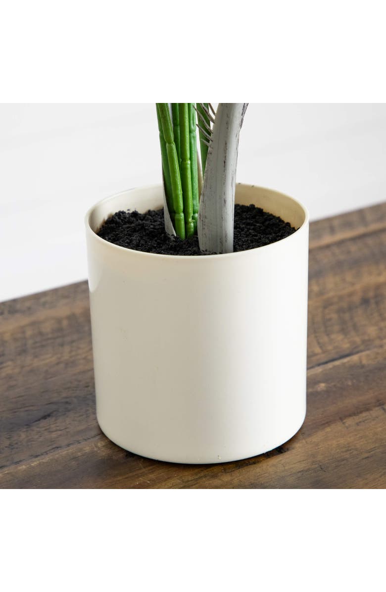 NEARLY NATURAL 30-in Artificial Palm Tree, Alternate, color, Green