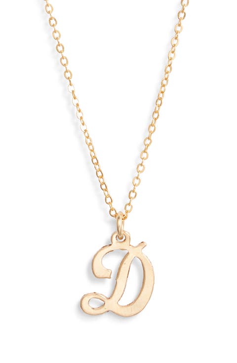 Gianna Initial Pendant Necklace