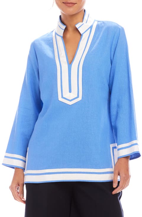 The St. Tropez Linen Blend Tunic