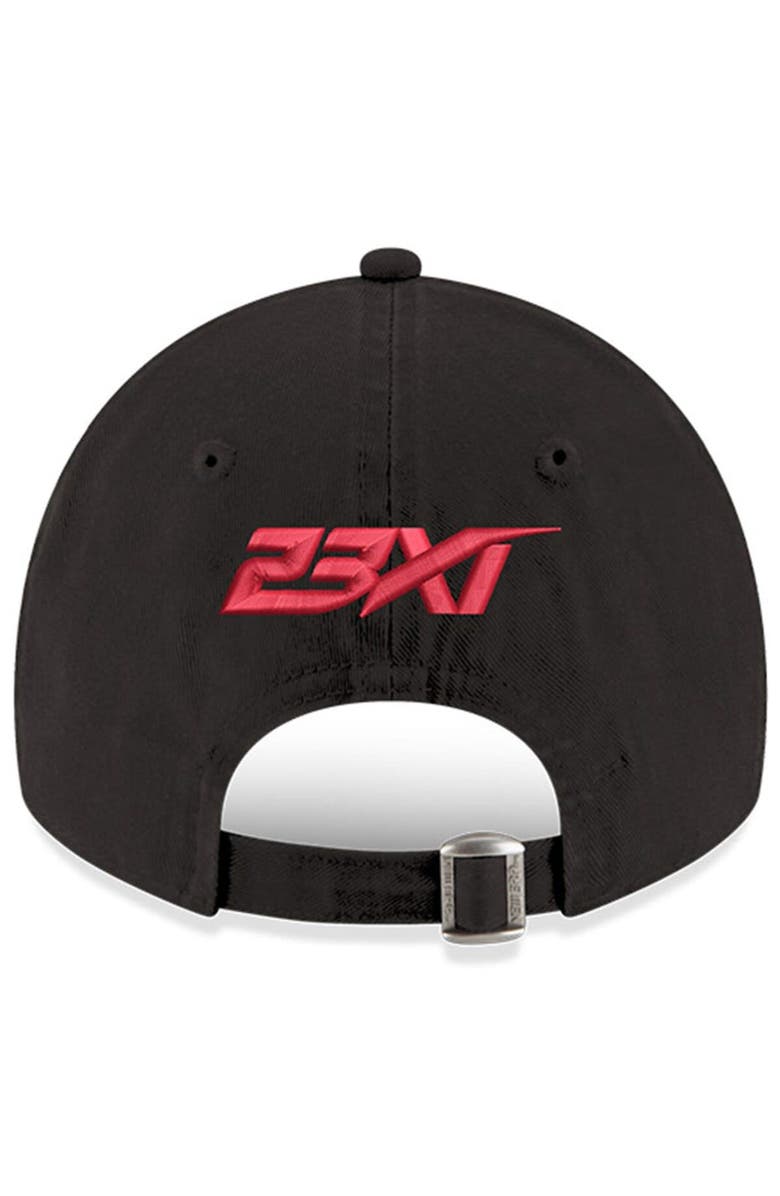 23XI Racing Men's New Era Black Tyler Reddick New Logo 9TWENTY Adjustable Hat, Alternate, color,