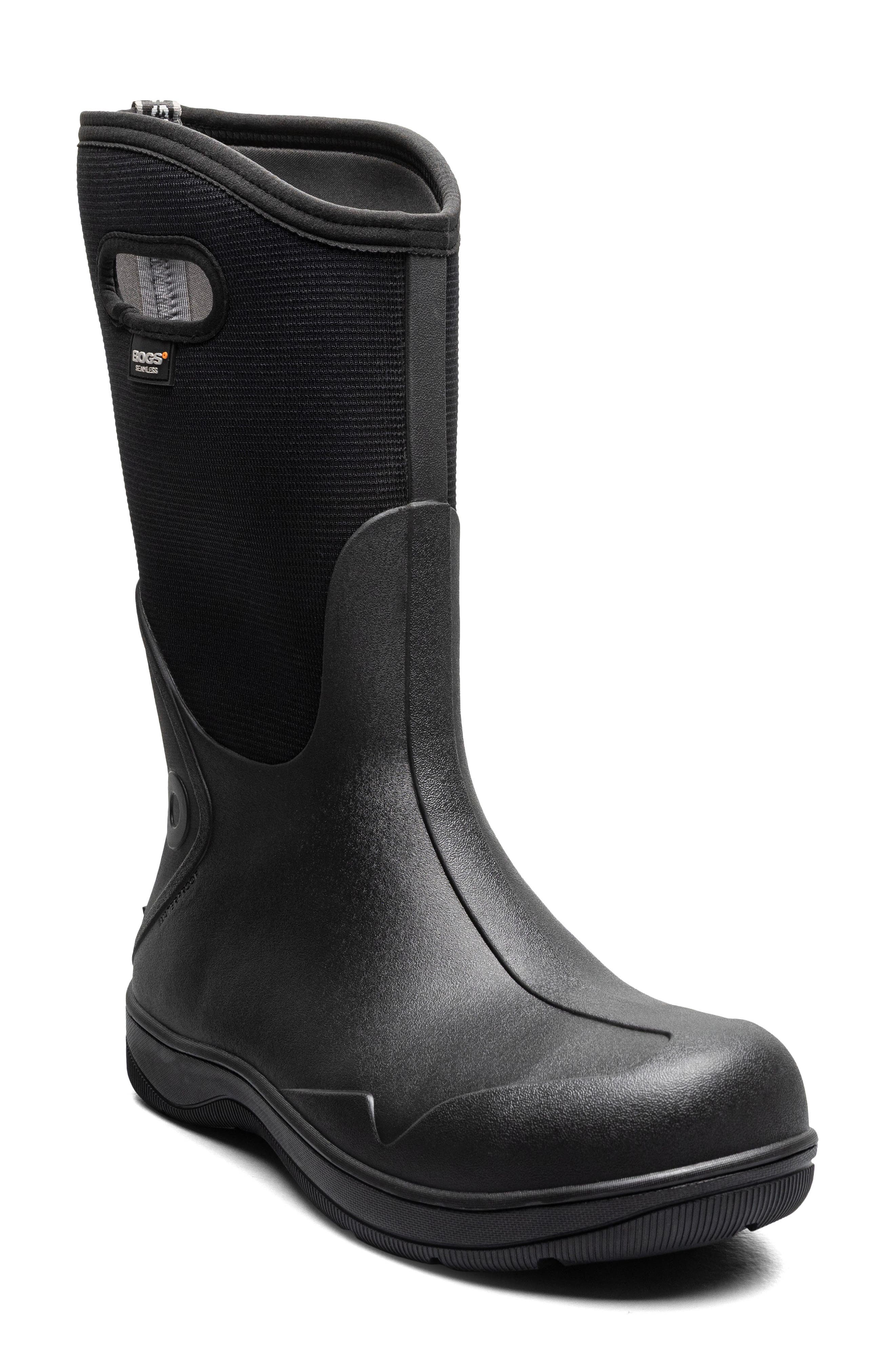Ultra Seamless Waterproof Boot, Main, color, BLACK
