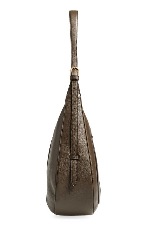 Demellier Siena Leather Hobo Bag In Green