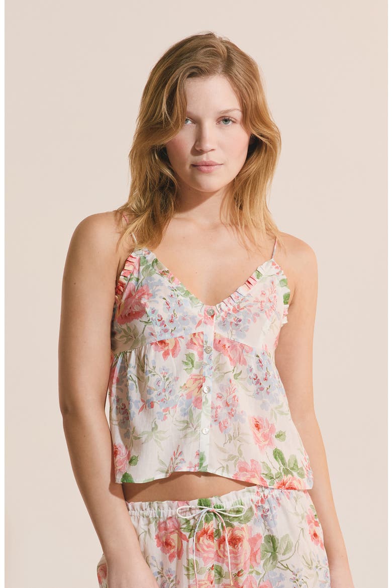 Orchidee Pajama Top, Alternate, color, ECRU