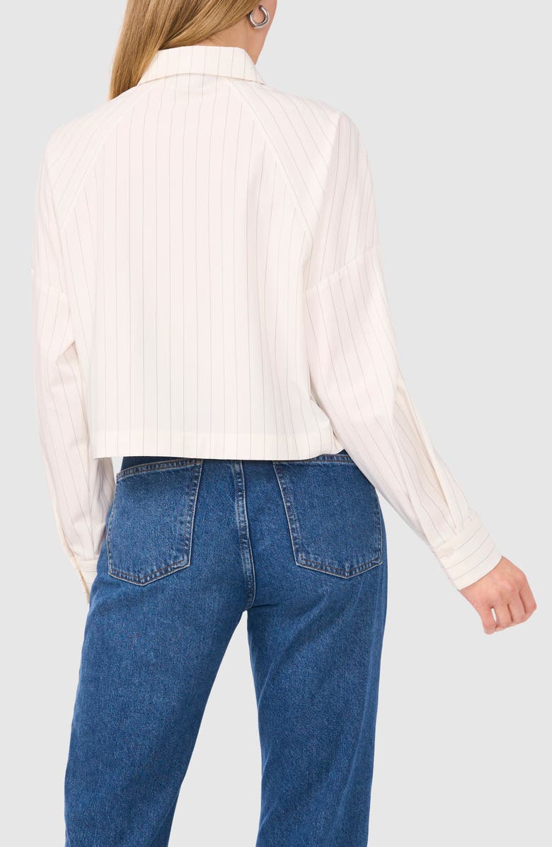 Halogen<sup>®</sup> Stripe Button-Up Top, Alternate, color,