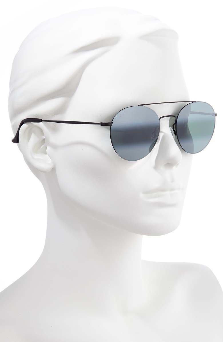 Maui Jim Pele's Hair 53mm PolarizedPlus2<sup>®</sup> Round Flat Front Sunglasses, Alternate, color,