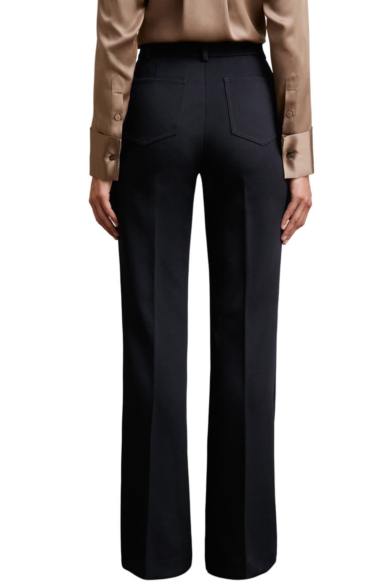 Priya High Waist Flare Leg Pants, Alternate, color, NAVY