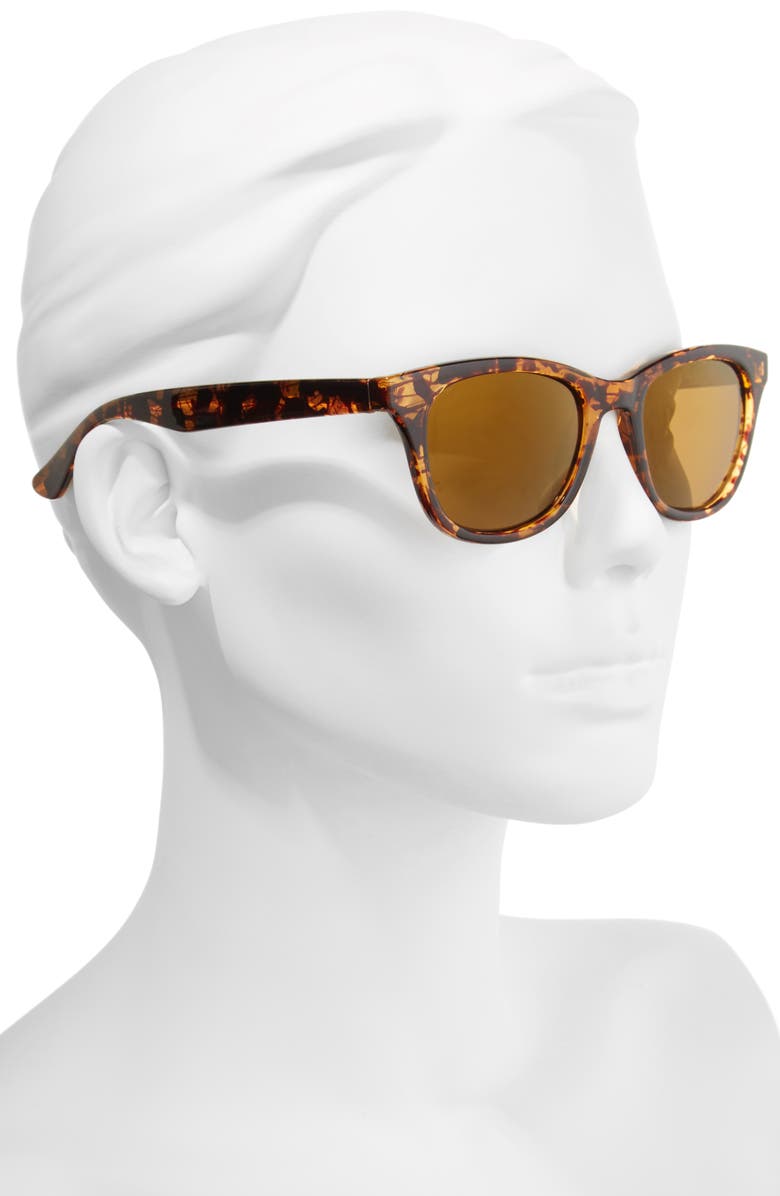Lilly Pulitzer<sup>®</sup> Maddie 52mm Polarized Mirrored Sunglasses, Alternate, color,