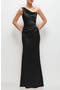 One-Shoulder Satin Charmeuse Gown