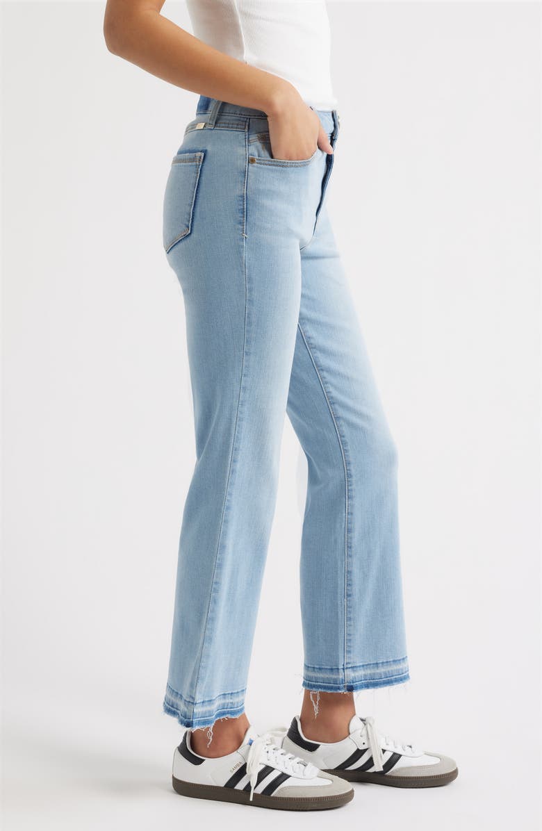 1822 Denim Release Hem High Waist Demi Bootcut Jeans, Alternate, color, Harmony