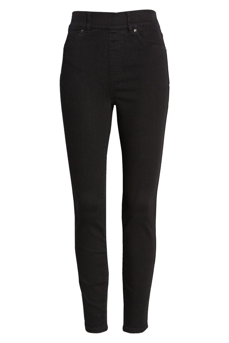 Ankle Skinny Jeans, Alternate, color, CLEAN BLACK