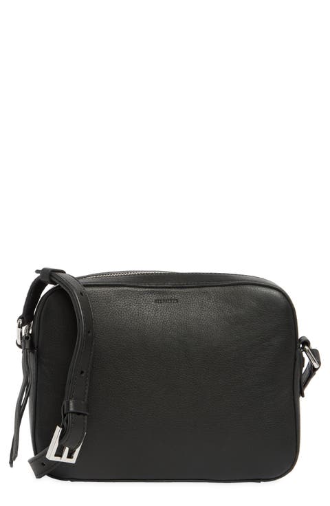 Captain Leather Square Crossbody Bag