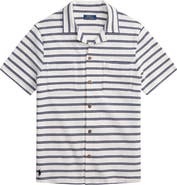 Polo Ralph Lauren Stripe Pointelle Camp Shirt