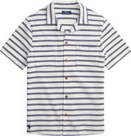 Polo Ralph Lauren Stripe Pointelle Camp Shirt