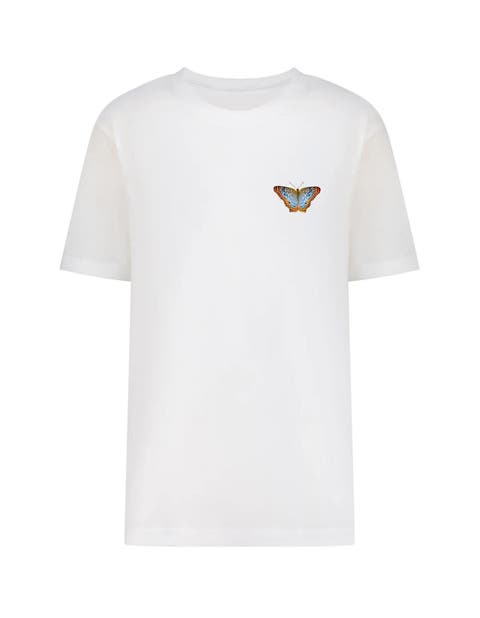 Sunflower - Butterfly  Graphic  T Shirt