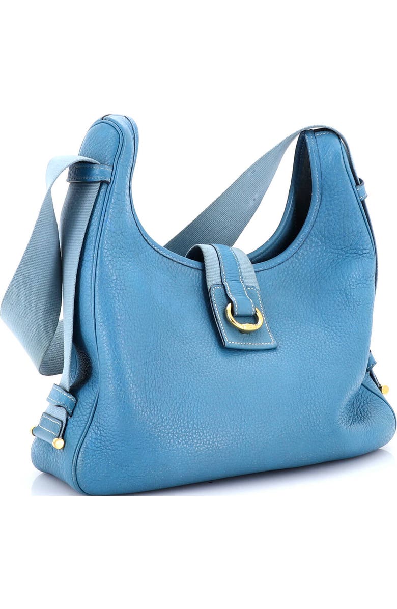 Pre-Owned Hermes Tsako Shoulder Bag Clemence, Alternate, color, Bleu Jean