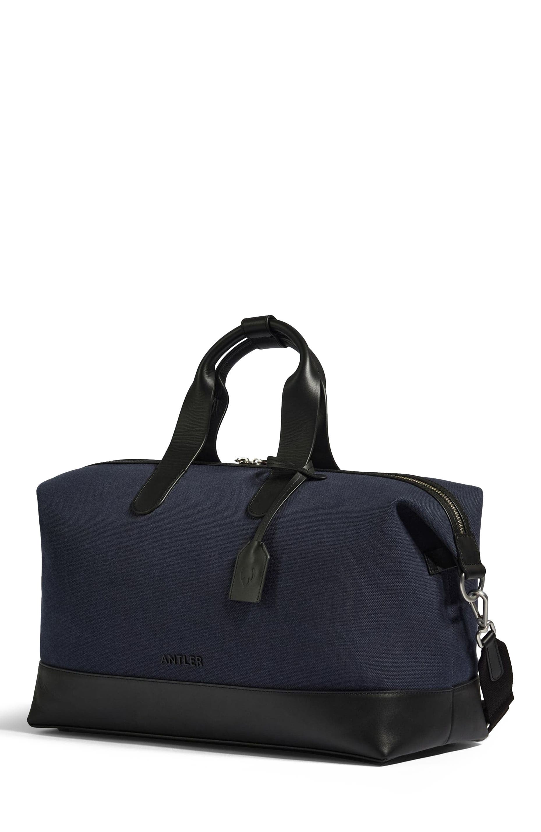 Heritage Overnight Bag in Navy, Main, color, Navy