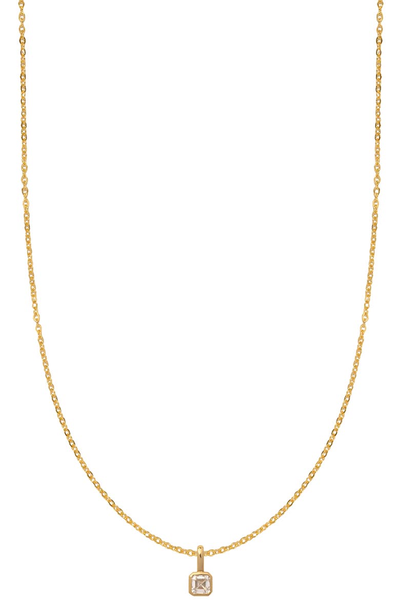 MADE BY MARY Birthstone Pendant Necklace, Main, color,