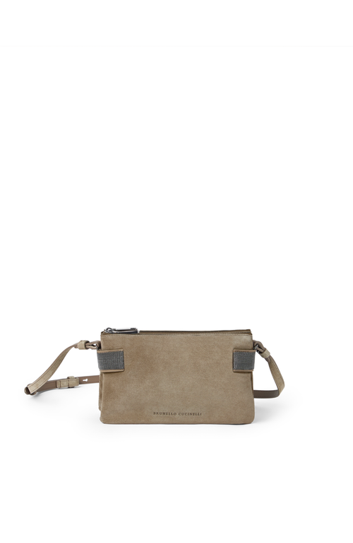 Brunello Cucinelli Essence mini shoulder bag in Warm Beige at Nordstrom