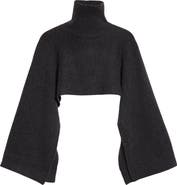 Isabel Marant Marina Wool & Cashmere Turtleneck Shrug